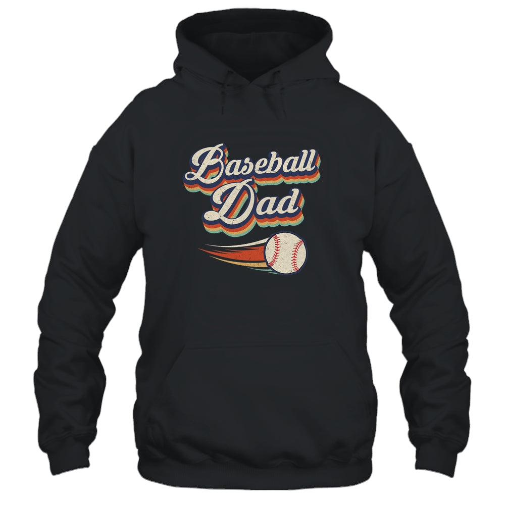 Retro Baseball Dad Funny Vintage Baseball Player Fathers Day Shirt & Hoodie | siriusteestore