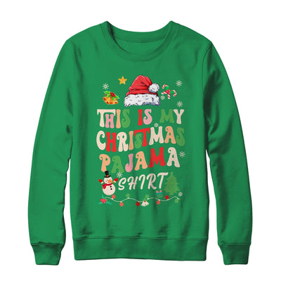Retro Funny Santa Xmas Men Women This Is My Christmas Shirt & Sweatshirt | siriusteestore