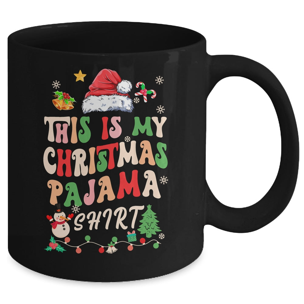 Retro Funny Santa Xmas Men Women This Is My Christmas Mug | siriusteestore