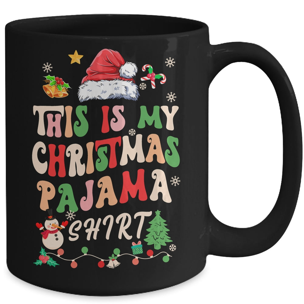 Retro Funny Santa Xmas Men Women This Is My Christmas Mug | siriusteestore