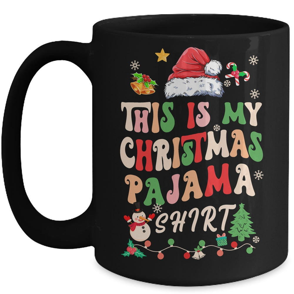 Retro Funny Santa Xmas Men Women This Is My Christmas Mug | siriusteestore