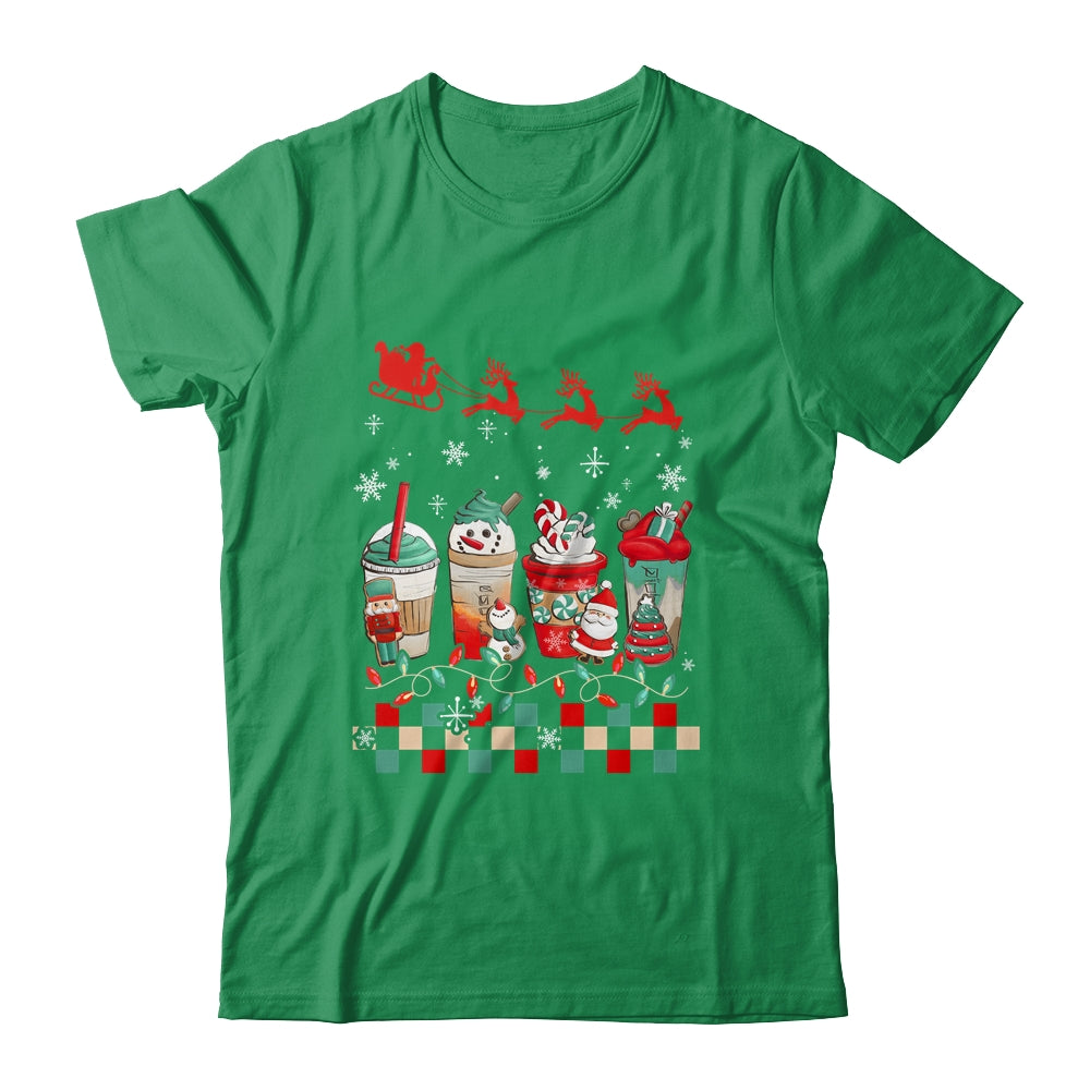 Retro Groovy Christmas Coffee Women Sweets Winter Cozy Xmas Shirt & Sweatshirt | siriusteestore