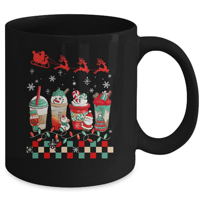 Retro Groovy Christmas Coffee Women Sweets Winter Cozy Xmas Mug | siriusteestore
