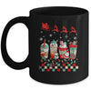 Retro Groovy Christmas Coffee Women Sweets Winter Cozy Xmas Mug | siriusteestore