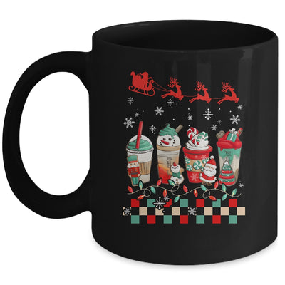 Retro Groovy Christmas Coffee Women Sweets Winter Cozy Xmas Mug | siriusteestore