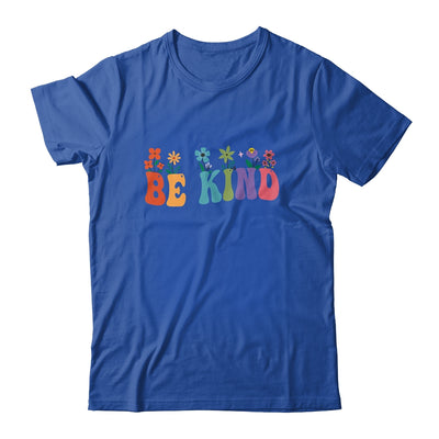 Retro Groovy Flower Be Kind Women Shirt & Tank Top | siriusteestore