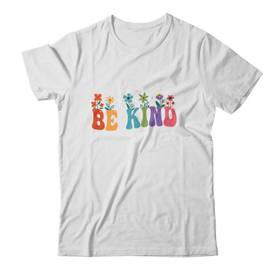 Retro Groovy Flower Be Kind Women Shirt & Tank Top | siriusteestore