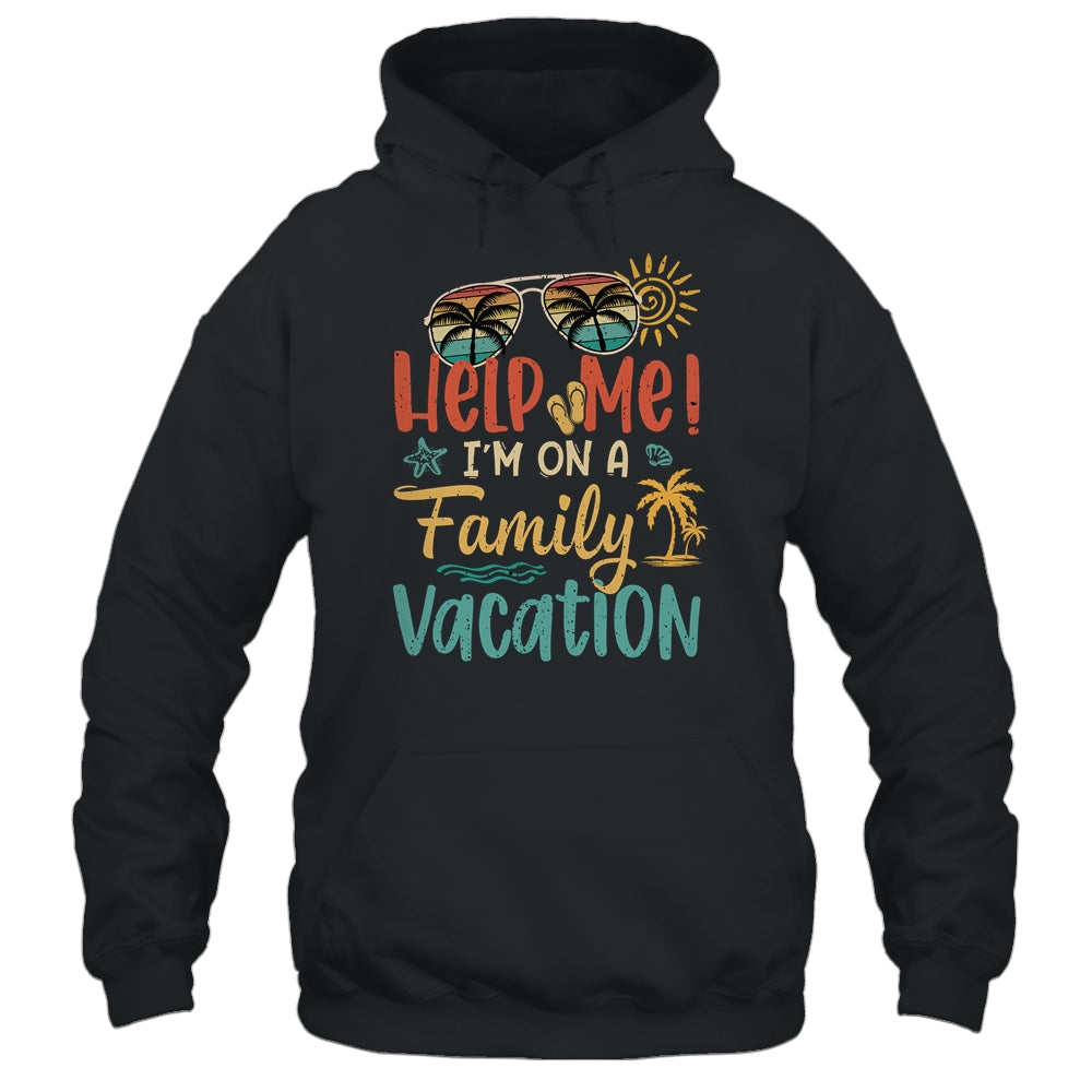 Retro Style Help Me Im On A Family Vacation Shirt & Tank Top | siriusteestore