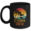 Retro Summer Family Vacation Vintage Beach Cousin Crew Mug | siriusteestore