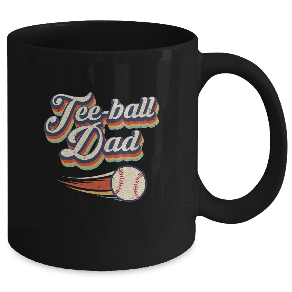 Retro Teeball Dad Funny Vintage Teeball Dad Father's Day Mug | siriusteestore