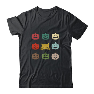Retro Vintage Cat Pumpkin Halloween Costume Shirt & Sweatshirt | siriusteestore