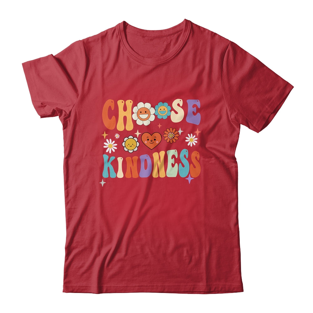 Retro Vintage Choose Kindness Lover Spiritual Women Girls Shirt & Tank Top | siriusteestore