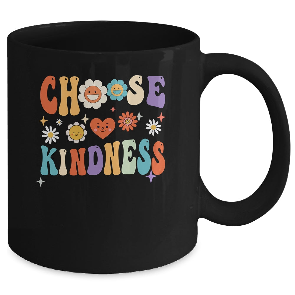 Retro Vintage Choose Kindness Lover Spiritual Women Girls Mug | siriusteestore