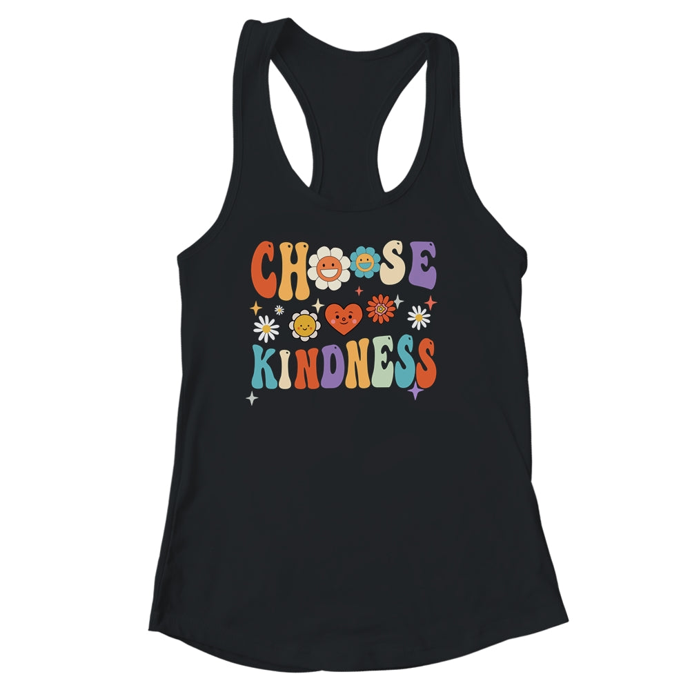 Retro Vintage Choose Kindness Lover Spiritual Women Girls Shirt & Tank Top | siriusteestore