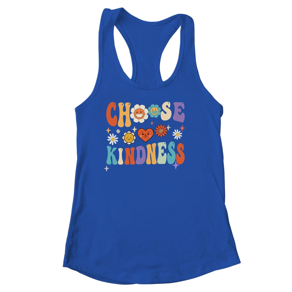 Retro Vintage Choose Kindness Lover Spiritual Women Girls Shirt & Tank Top | siriusteestore