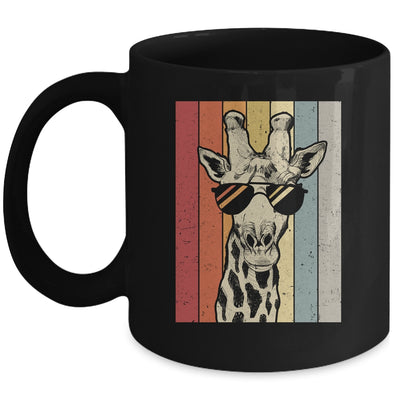 Retro Vintage Giraffe Sunglasses Funny Animal Lover Mug | siriusteestore