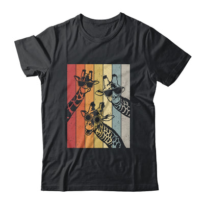 Retro Vintage Giraffe Sunglasses Lover Funny Animal Shirt & Hoodie | siriusteestore