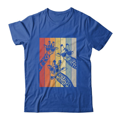 Retro Vintage Giraffe Sunglasses Lover Funny Animal Shirt & Hoodie | siriusteestore