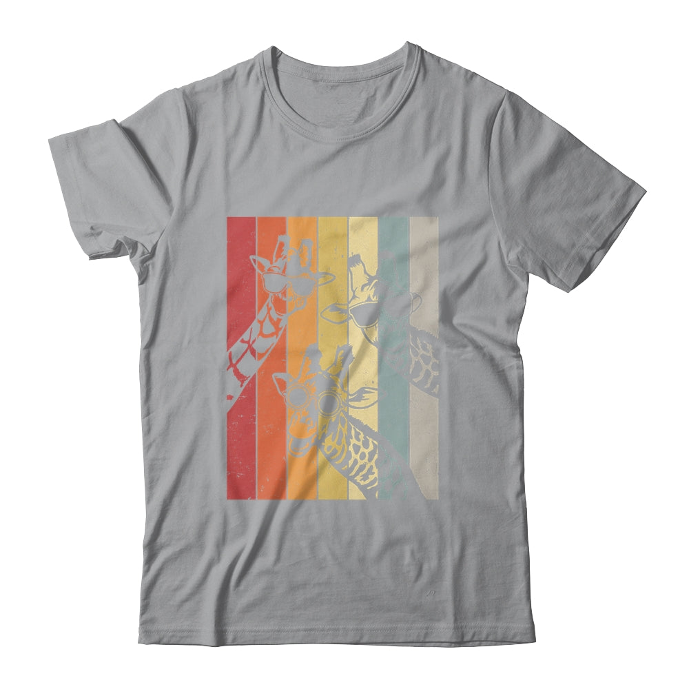 Retro Vintage Giraffe Sunglasses Lover Funny Animal Shirt & Hoodie | siriusteestore