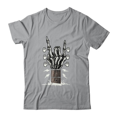 Rock On Hand Guitar Roll Skeleton Hand Music Lovers Shirt & Hoodie | siriusteestore