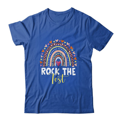 Rock The Test Test Day Teacher Testing Day Rainbow Shirt & Hoodie | siriusteestore