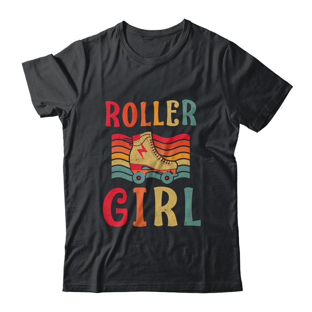 Roller Girl Skater Skating Retro Vintage 70s 80s Skates Shirt & Tank Top | siriusteestore