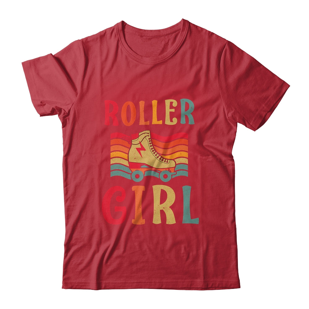 Roller Girl Skater Skating Retro Vintage 70s 80s Skates Shirt & Tank Top | siriusteestore