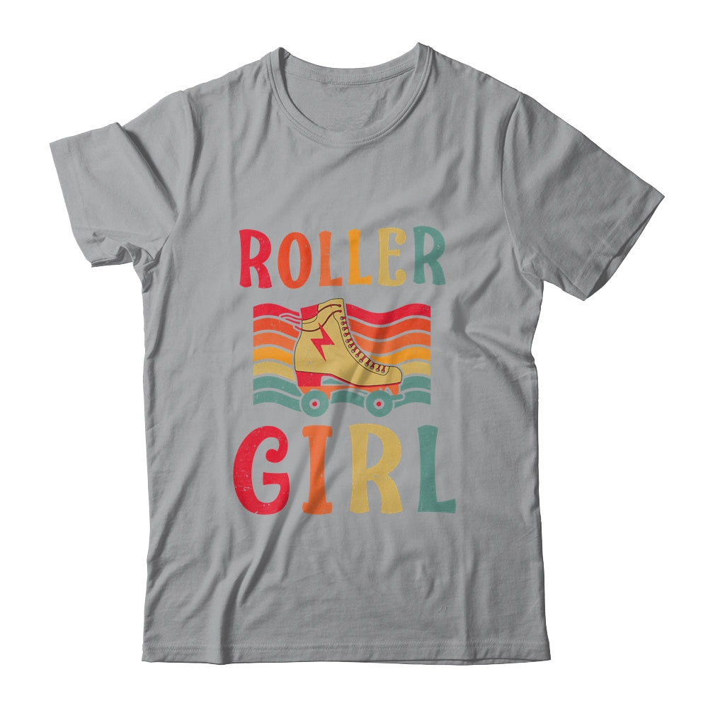Roller Girl Skater Skating Retro Vintage 70s 80s Skates Shirt & Tank Top | siriusteestore