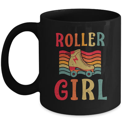 Roller Girl Skater Skating Retro Vintage 70s 80s Skates Mug | siriusteestore