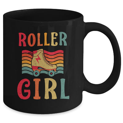 Roller Girl Skater Skating Retro Vintage 70s 80s Skates Mug | siriusteestore