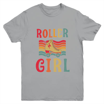 Roller Girl Skater Skating Retro Vintage 70s 80s Skates Youth Shirt | siriusteestore