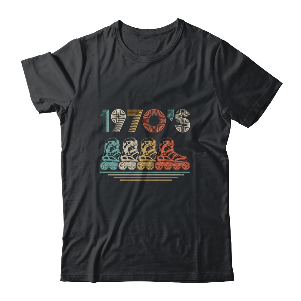 Roller Skate Skating 70s Retro Vintage Shirt & Tank Top | siriusteestore
