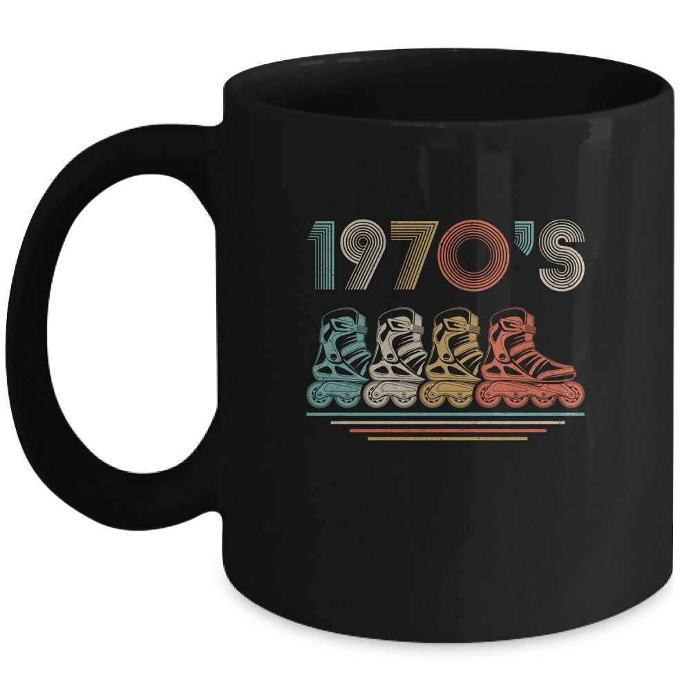Roller Skate Skating 70s Retro Vintage Mug | siriusteestore