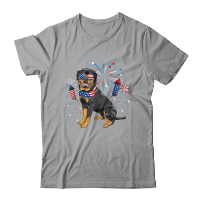 Rottweiler Dog American USA Flag 4th of July Men women Lover Shirt & Tank Top | siriusteestore