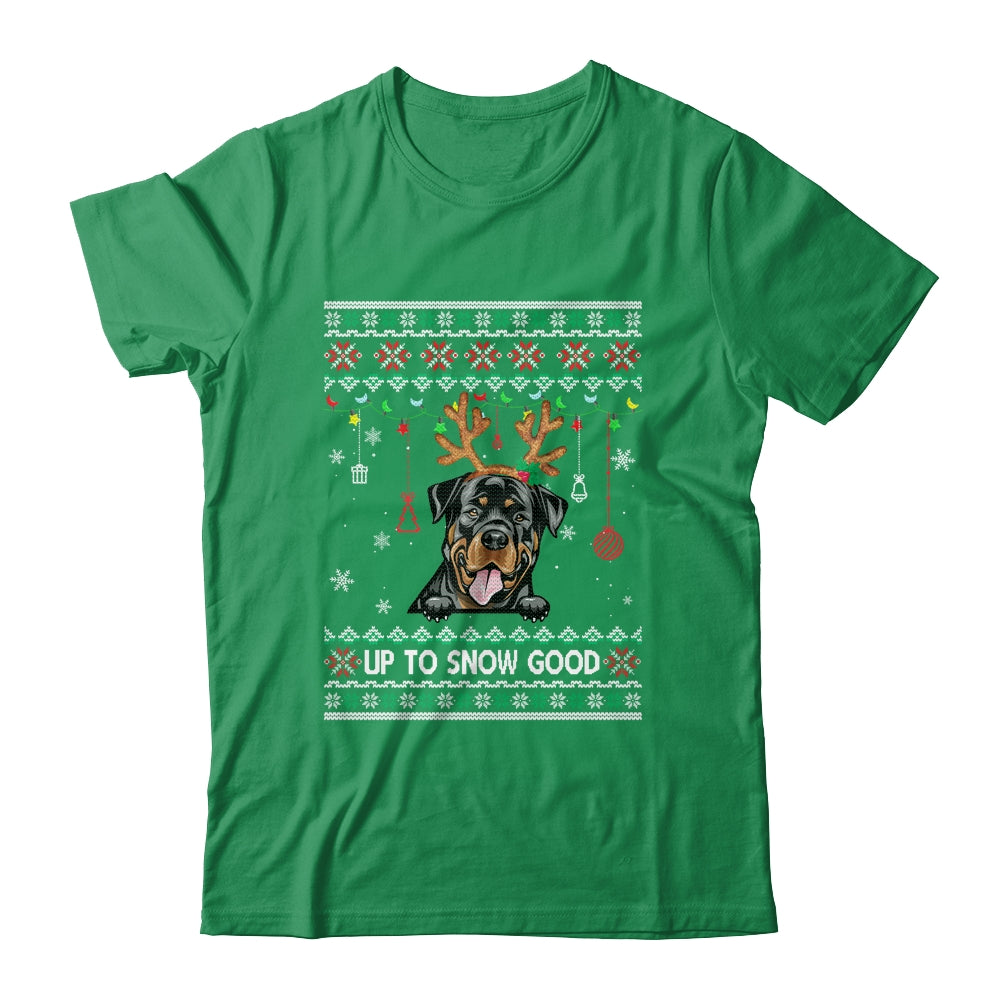 Rottweiler Dog Reindeer Ugly Christmas Xmas Shirt & Sweatshirt | siriusteestore