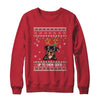 Rottweiler Dog Reindeer Ugly Christmas Xmas Shirt & Sweatshirt | siriusteestore