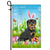 Rottweiler Happy Easter Day Holiday Flag Funny Dog Dog Wear Bunny Ears Headband Cute for Home Decor | siriusteestore