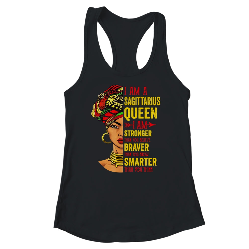 Sagittarius Queen I Am Stronger Birthday For Sagittarius Zodiac Shirt & Tank Top | siriusteestore