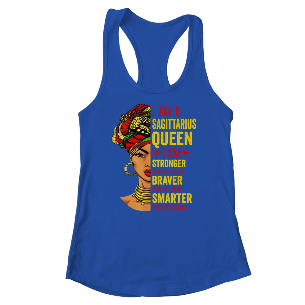 Sagittarius Queen I Am Stronger Birthday For Sagittarius Zodiac Shirt & Tank Top | siriusteestore
