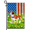 Saint Bernard American USA Flag 4th of July Dog Lover On Independence Day | siriusteestore