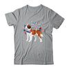 Saint Bernard Dog American USA Flag 4th of July women Lover Shirt & Tank Top | siriusteestore