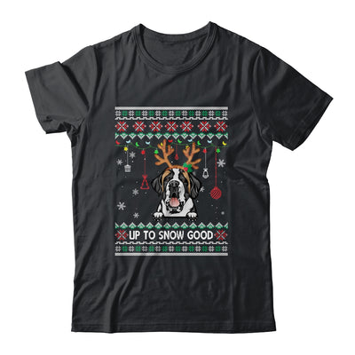 Saint Bernard Dog Reindeer Ugly Christmas Xmas Shirt & Sweatshirt | siriusteestore