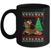 Santa Bearded Dragon Christmas Ugly Xmas Reptile Lover Mug | siriusteestore