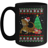 Santa Bearded Dragon Christmas Ugly Xmas Reptile Lover Mug | siriusteestore
