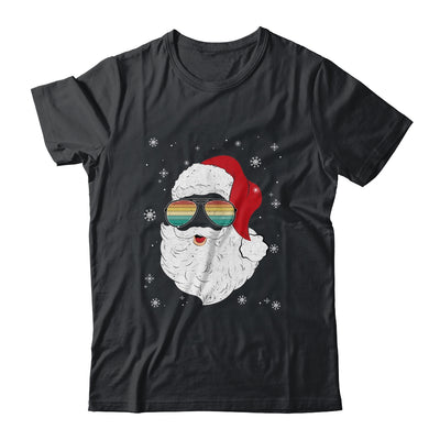 Santa Face Retro Sunglasses Christmas Xmas Men Women Shirt & Sweatshirt | siriusteestore