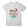 Santa Hat Sunglasses Summer Christmas In July Shirt & Tank Top | siriusteestore