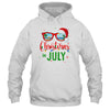 Santa Hat Sunglasses Summer Christmas In July Shirt & Tank Top | siriusteestore