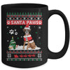 Santa Paws Boxer Merry Christmas Dog Funny Xmas Mug | siriusteestore