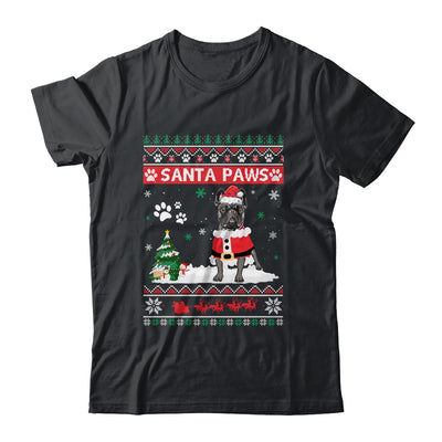 Santa Paws French Bulldog Merry Christmas Dog Funny Xmas Shirt & Sweatshirt | siriusteestore