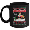 Santa Paws Pitbull Merry Christmas Dog Funny Xmas Mug | siriusteestore